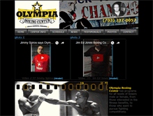 Tablet Screenshot of olympiaboxing.com